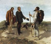 Gustave Courbet bonjour monsieur courbet painting